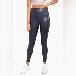 NEW • Black Holographic High Waist Leggings